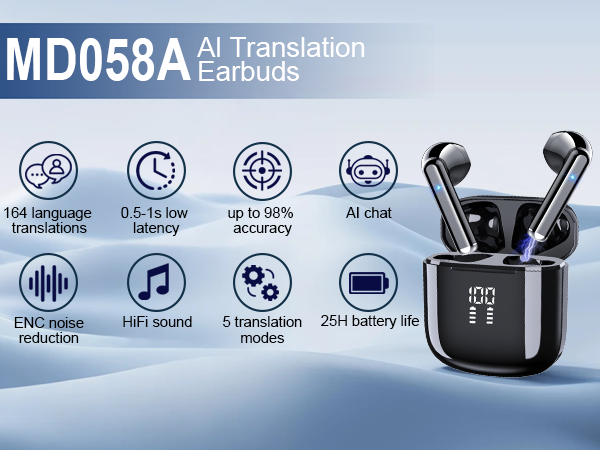 AI Translation Earbuds Real Time