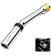ELEAD 9/16" Swivel Magnetic Spark Plug Socket, 3/8" Drive x 6" Total Length, Thin Wall Spark Plug...