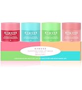 KIMUSE Lip Mask Set, 4PCS Lip Sleeping Mask Overnight Treatment Lip Care Products, Moisturize &amp; N...