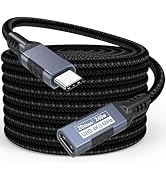 CLAVOOP USB C Extension Cable 10FT, USB Type C Male to Female Extender Cord, 20Gbps Data Transfer...