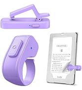 Page Turner Ring for Kindle,Remote Control for iPhone iPad Android Tablets E-Readers,Clicker Page...