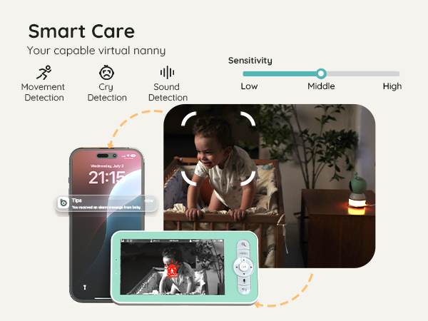 baby monitor WiFi phone app