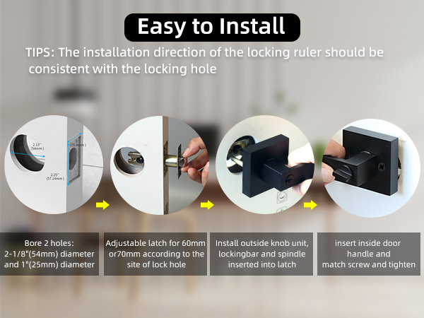 exterior door knob door lever lock black interior door handle black door knobs with lock