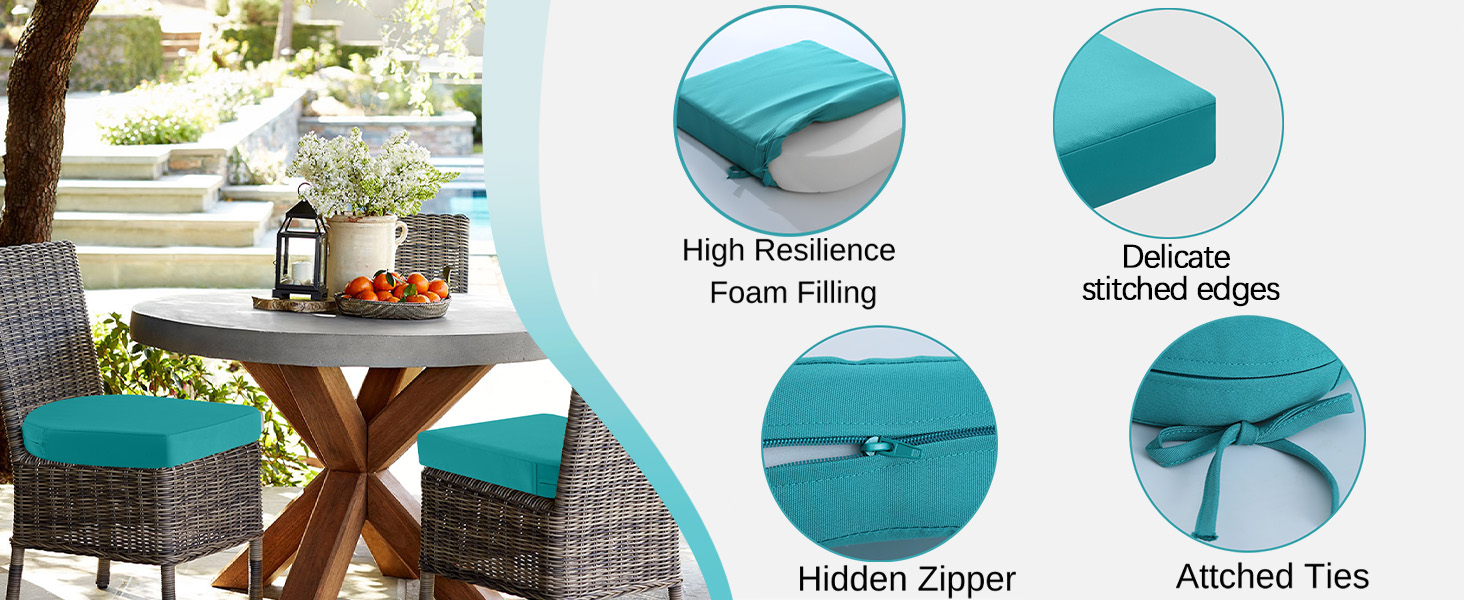 outdoor seat cushions outdoor cushions patio furniture outdoor chair cushions set of 4 seat pad