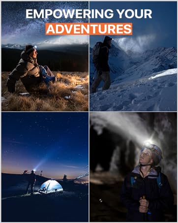 headlamp for hiking, hunting, fishing, camping, outdoor adventures
