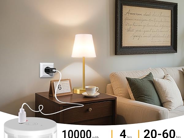 battery operated table lamp