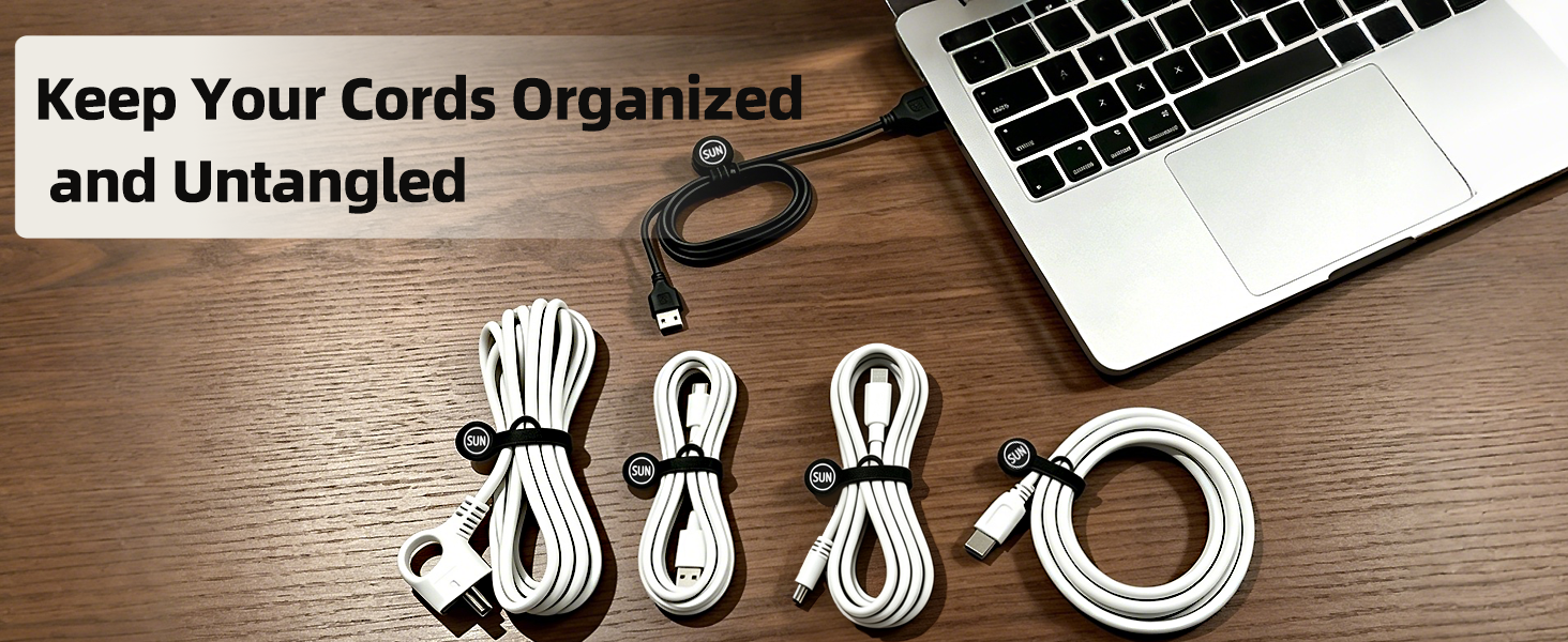 MAGNETIC CABLE CLIPS ORGANIZERS