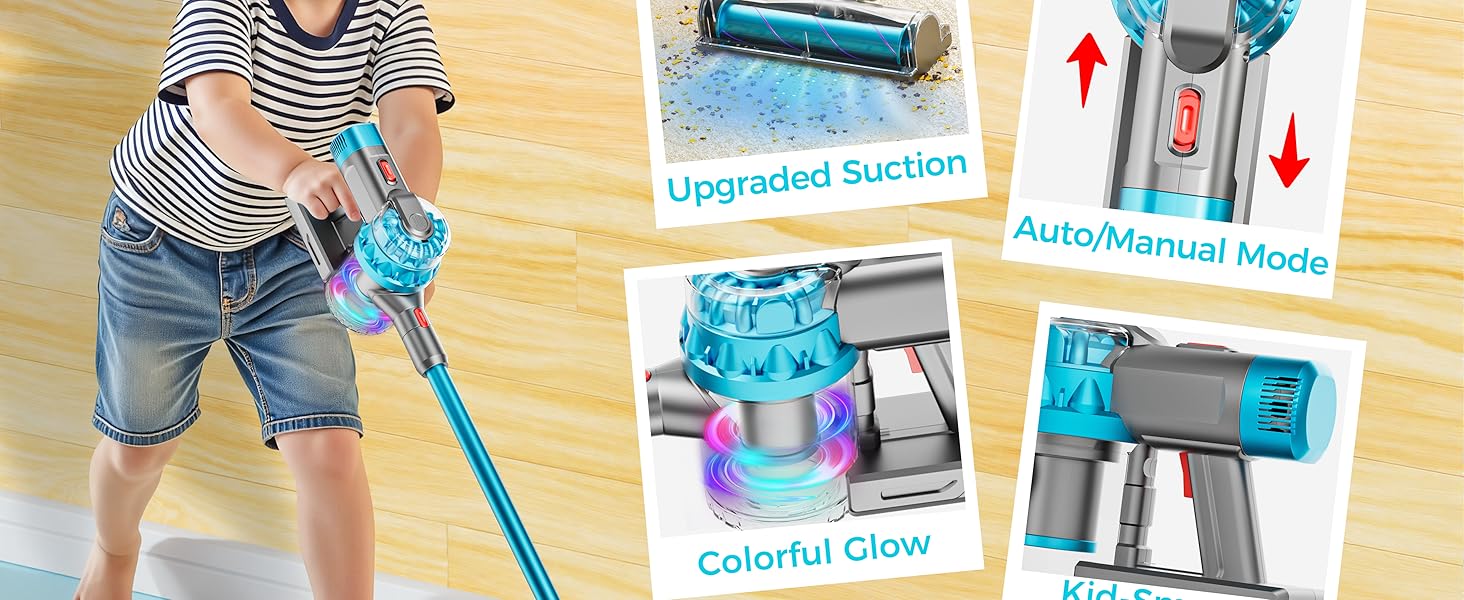 kids vacuum main functions