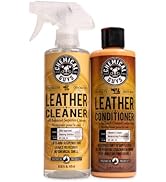 Chemical Guys Leather Cleaner and Conditioner Kit - Car Cleaner and Conditioner, Safely Cleans &amp; ...