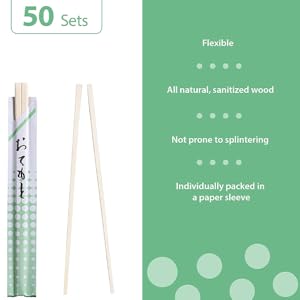 Bamboo Wooden Chopsticks | Cooking Chopstick | Sturdy Smooth Finish Chop Sticks