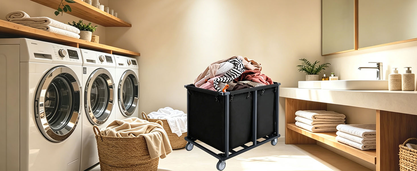 Rolling Laundry Cart