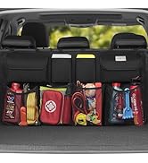 SURDOCA Hanging Trunk Organizer for SUV, [UPGRADED 7 Times] Car Organizers and Storage, Car Acces...