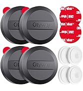 CITYWAY IPX8 Waterproof Airtag Sticker Mount, 3M Super Adhesive, Screw Top Design, Low Profile, A...
