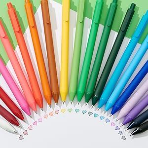 kaco cute colored ink pens
