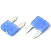 2Pcs 58V Car Automotive Blade Fuses, Universal Fuse Kit for Cars, Truck, SUV (15A)