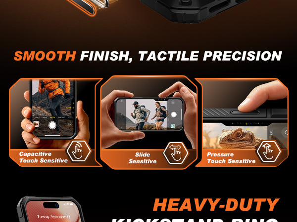 Built-in camera control buttons