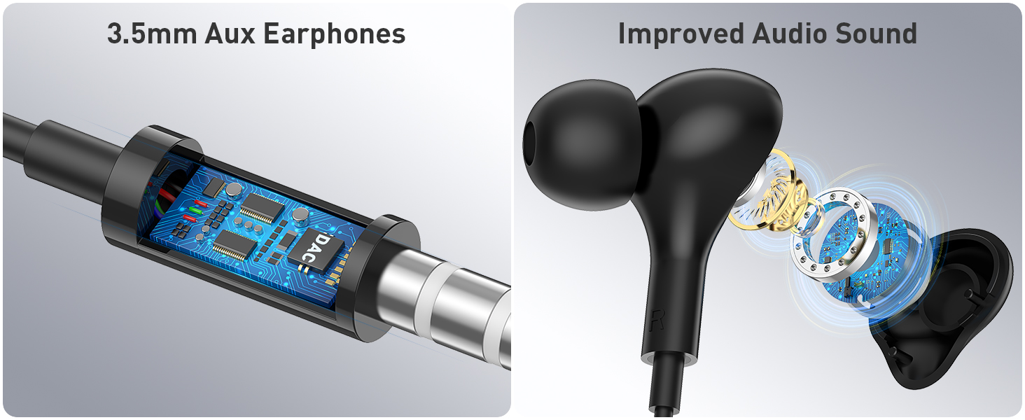 wired earbuds 3.5mm