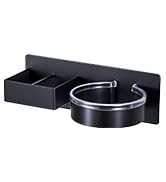 blow dryer and curling iron holder hair straightener holder wall mount