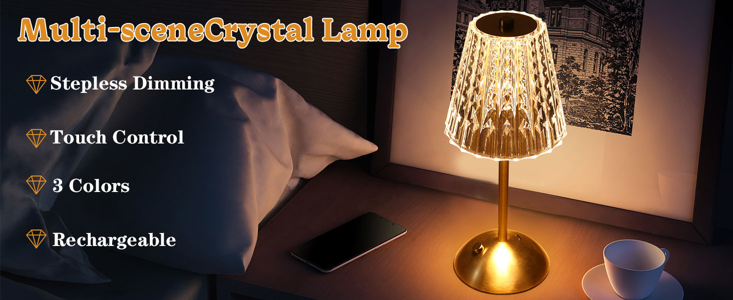 Crystal Table Lamp