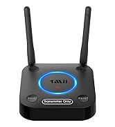 1Mii B06TX Bluetooth 5.3 Transmitter for TV to Wireless Headphone/Speaker, Bluetooth Adapter for ...