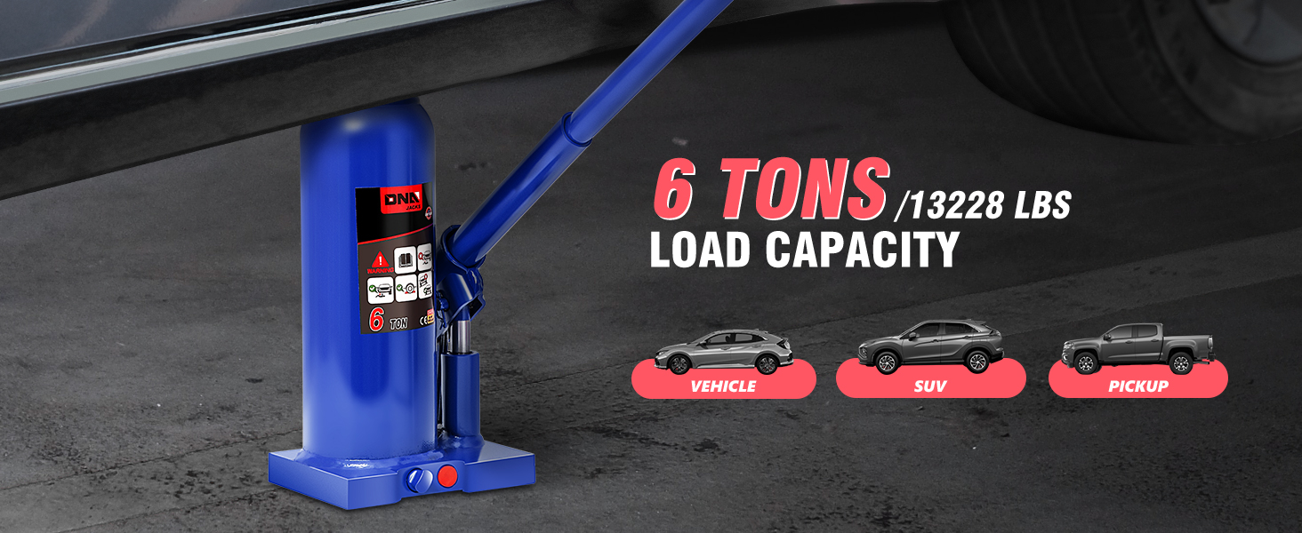 6 TON Hydraulic Bottle JACK