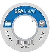 SRA No-Clean Flux Core Solder, 63/37 .020-Inch, 2 Ounce Spool
