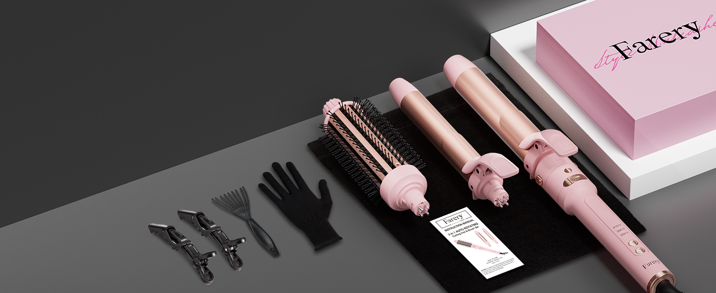 auto rotating curling iron brush