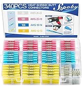 340PCS Heat Shrink Wire Connectors