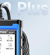 AUTOPHIX 2 in 1 OBD2 Scanner Battery Tester, BAS300 Plus Car Code Reader with 6V 12V 100-2000 CCA...