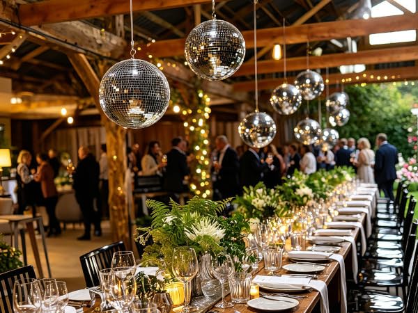 hanging disco ball