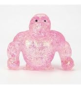 Squishy Gorilla Stress Ball Toy, Malt Sugar Glitter Monkey Sensory Fidget Toys for Anxiety Relief...