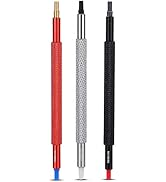 Cuifati 3PCS Watch Hand Pressers Pusher Fitting Set, Stainless Steel Sturdy Watchmakers Wristwatc...