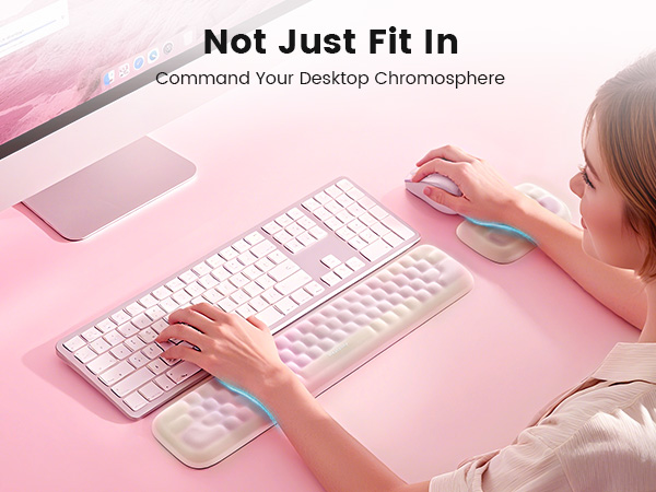 computer wrist rest combo