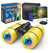 Toys for 3-8 Year Old Girl Boy: LET'S GO! Bird Watching Binoculars for Kids Ages 3 4 5 6 7 8 Year...