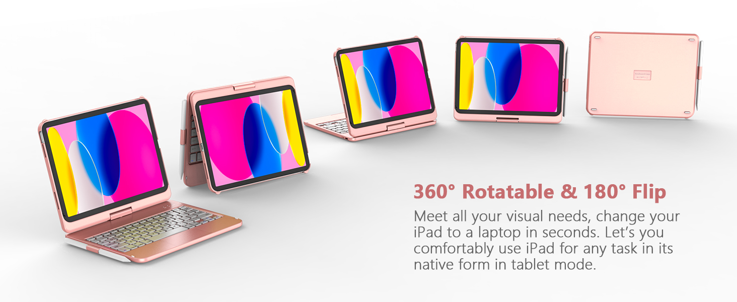 Touch Keyboard Case for iPad 10th Generation