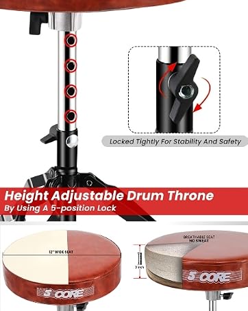 5 CORE Drum Throne Thick 3