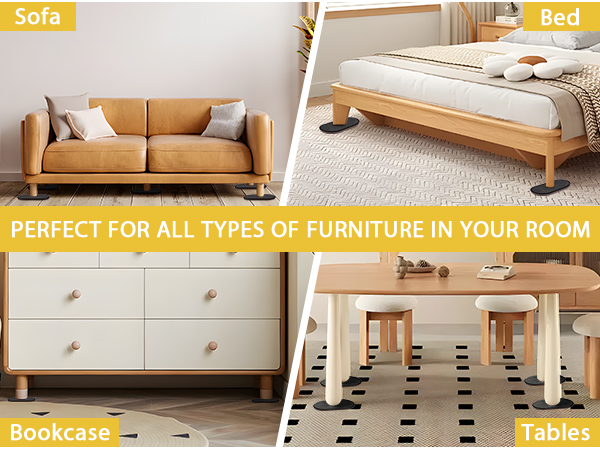 Our furniture sliders perfect for all types of furniture in your room.