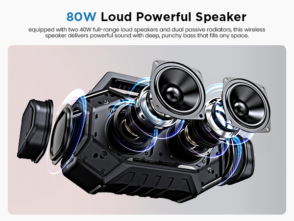 80W Loud Speaker