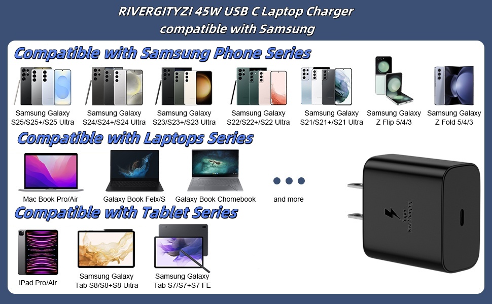 s24 fast charging cord super type c 45w laptop s23 portable for s21 s22 ultra usb wall a14 25w phone