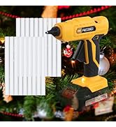 FrogBro Cordless Hot Glue Gun for Makita 20V Max Battery, Fast Preheating Anti-Drip Rechargeable ...