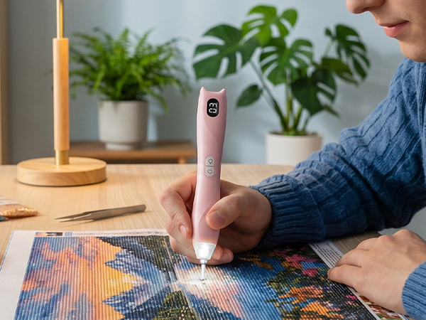 diamond art pen with light