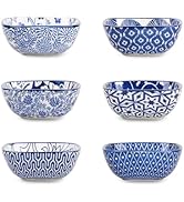 Selamica Ceramic 2.6 OZ Square Dipping Bowl Set, Soy Sauce Dish 3 inch Small Bowls for Ketchup Co...