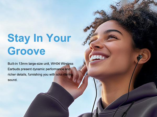 13mm driver units present dynamic performance and richer details with soul-stirring sound.