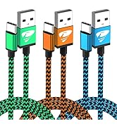 Aioneus USB A to USB C Cable 3-Pack 10FT, Durable Fast Charging Braided USB C Charger Cord, Type ...