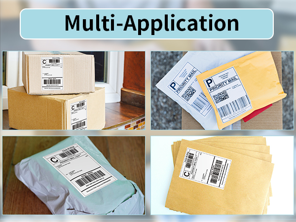 4" x 6" Fanfold Direct Thermal Labels
