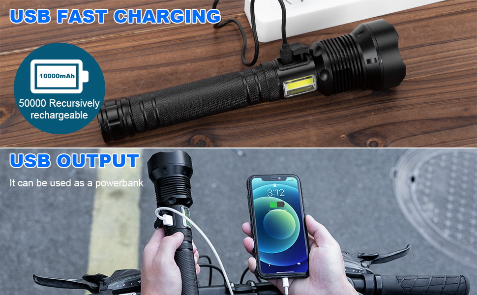 rechargeable flashlights