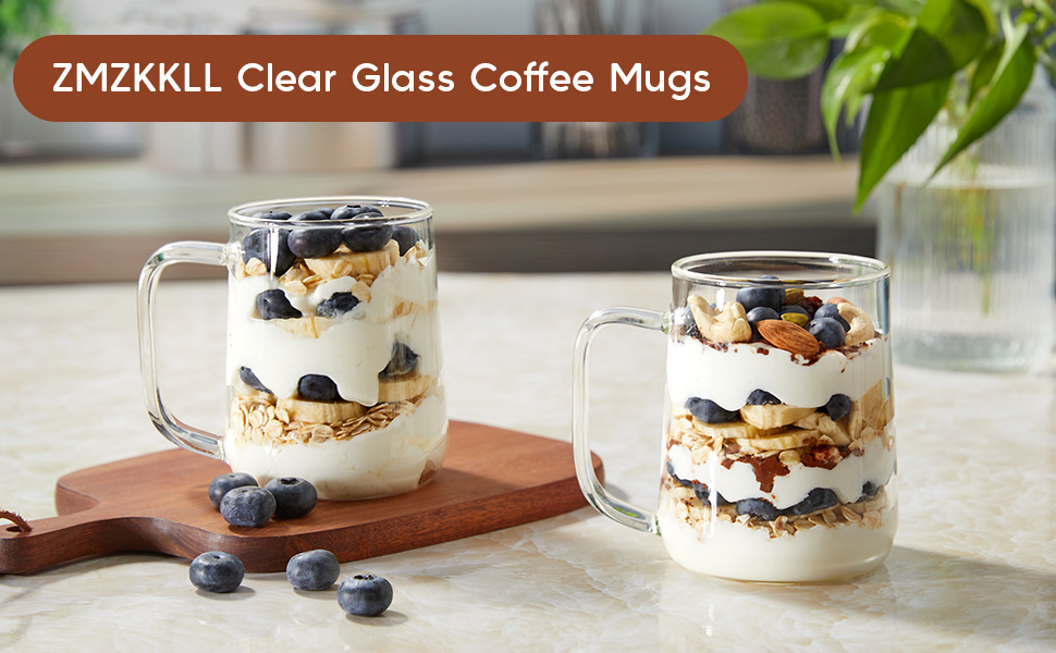 glass coffee mugs