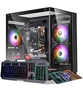 ZER-LON Gaming PC Desktop Computer, Intel Core I7-7700 up to 4.2 GHz, RTX 4060 8G, 16G DDR4 RAM, ...