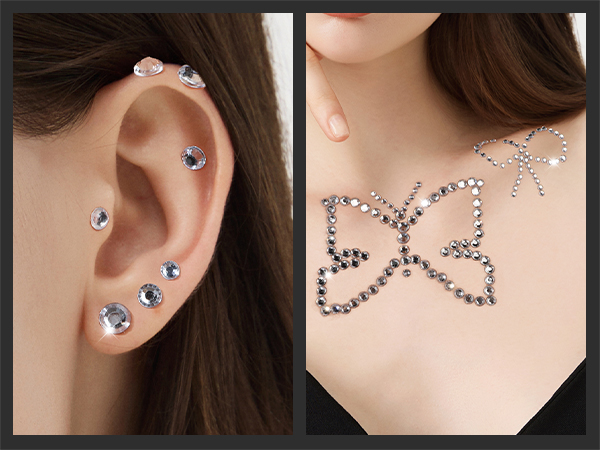 face gems hair gems gem stickers