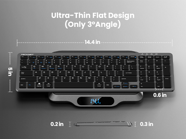 thin flat keyboard